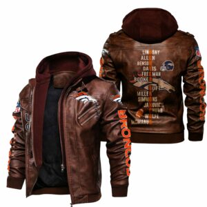Best Denver Broncos Leather Jacket For Big Fans