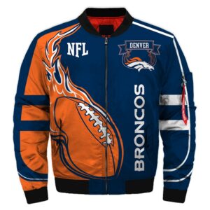 Best Denver Broncos Bomber Jacket Gift For Fans