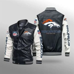 Denver Broncos Leather Jacket Limited Edition Gift