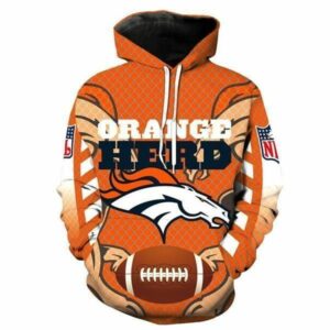 Great Denver Broncos 3D Printed Hoodie For Big Fans