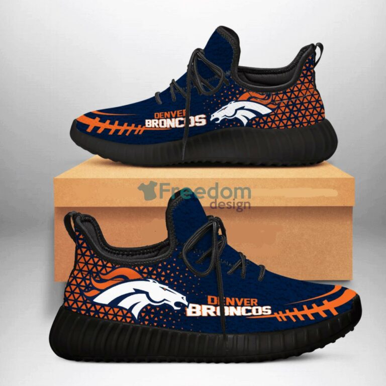Denver Broncos Nfl Football New Yeezy Boost Version New Sneakers Custom ...